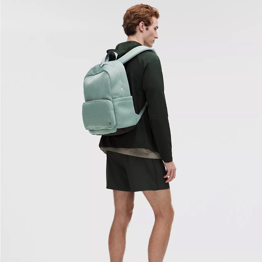 Lululemon Everywhere Backpack 22L Knit Mesh- Crater Blue - Picture 11 of 11